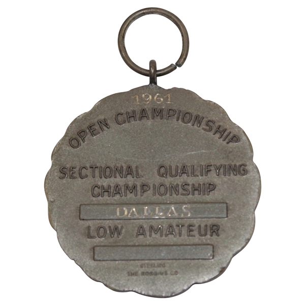 Charles Coody's 1961 US Open Sectional Qualifying Low Amateur USGA Medal - Dallas