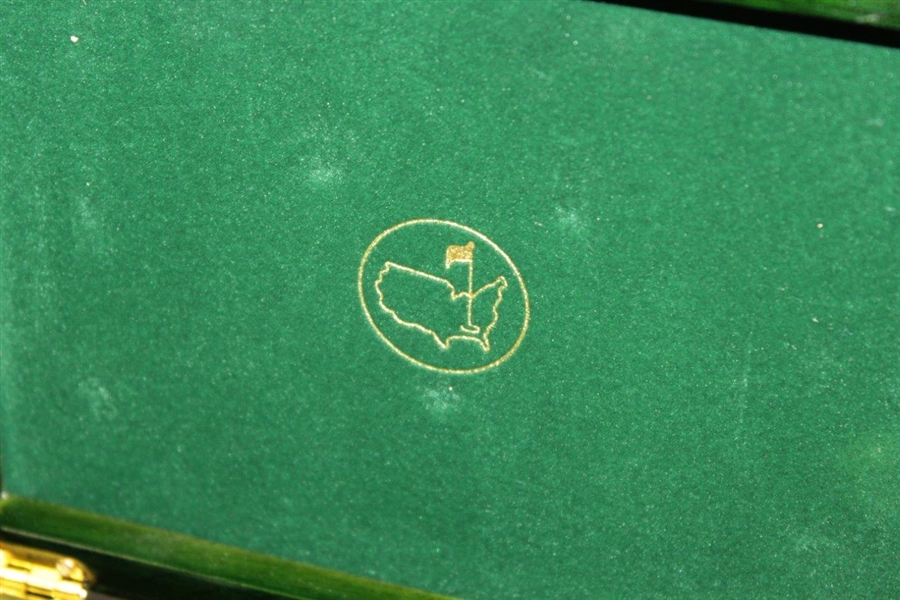 2016 Masters Tournament Ltd Ed Commemorative Set of Golf Balls in Emerald Wood Box