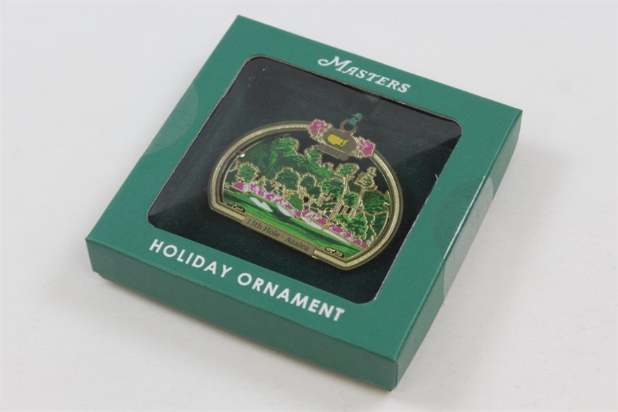 2021 Masters Tournament Holiday Ornament - 13th Hole Azalea - In Original Box