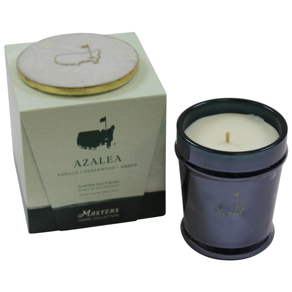 2021 Masters Home Collection 'Azalea' Scented Candle with Marble Logo Coaster
