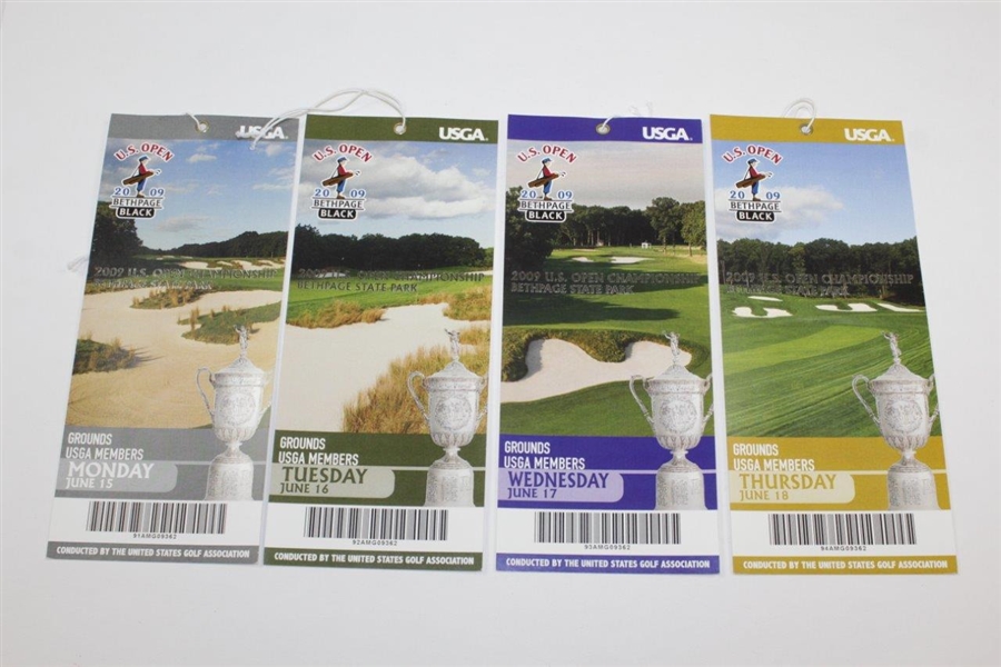 2009 US Open at Bethpage Black Complete Monday-Playoff Ticket Set