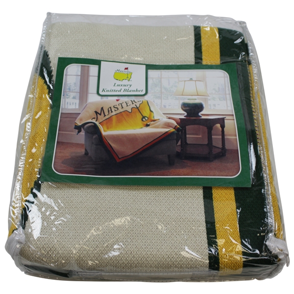 Masters Tournament Luxury Knitted Blanket in Original Package