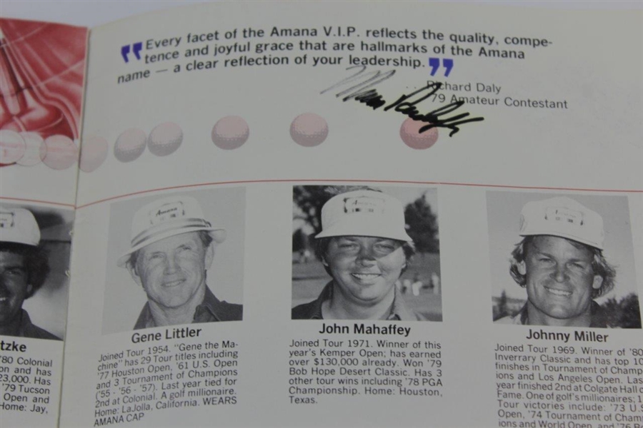 Mickey Mantle, Musial, Banks, Boros, & others Signed 1976-1979 Amana Golf Tournament Programs JSA ALOA