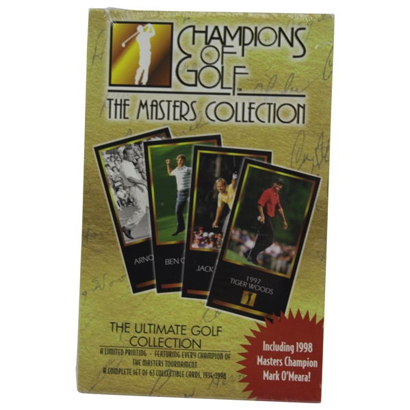 1998 Champions of Golf 'The Masters Collection' Box of Golf Cards - Unopened
