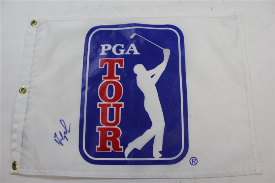 Trevino, Weiskopf, Goosen, Rose, & Couples Signed PGA Tour Screen Flags JSA ALOA