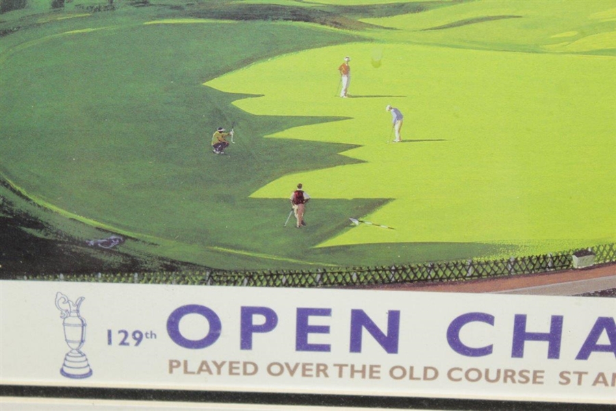  Jack Sargent' 2000 OPEN Championship Old Course St. Andrews Poster - Framed