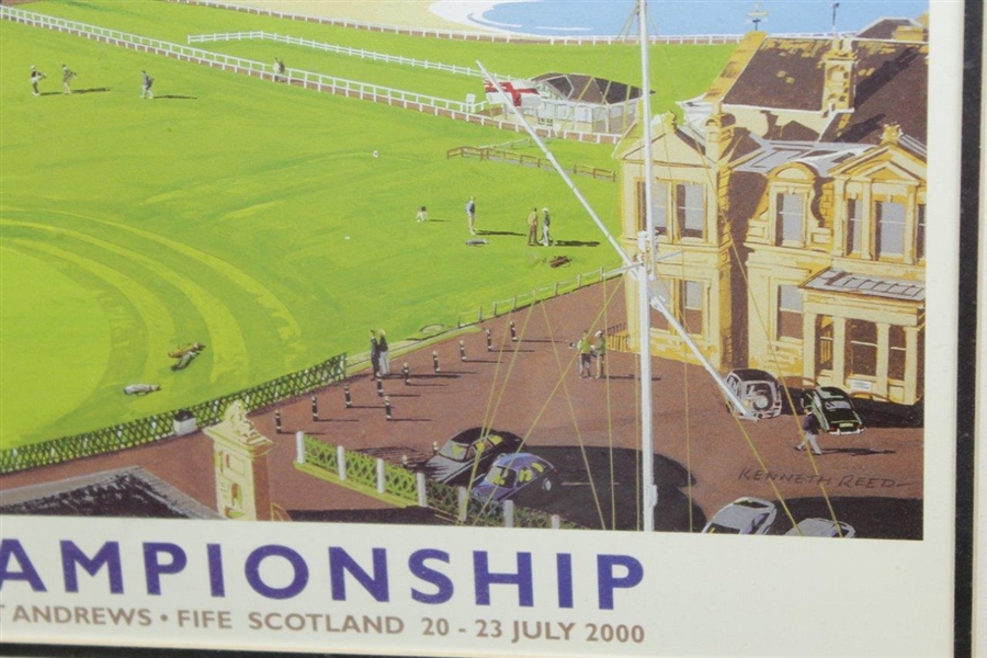  Jack Sargent' 2000 OPEN Championship Old Course St. Andrews Poster - Framed