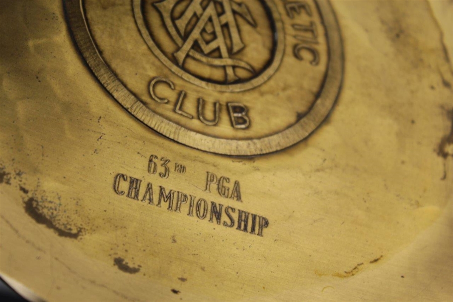 Jack Sargent's Atlanta Athletic Club 63rd PGA Championship Solid Bronze Tray/Plate