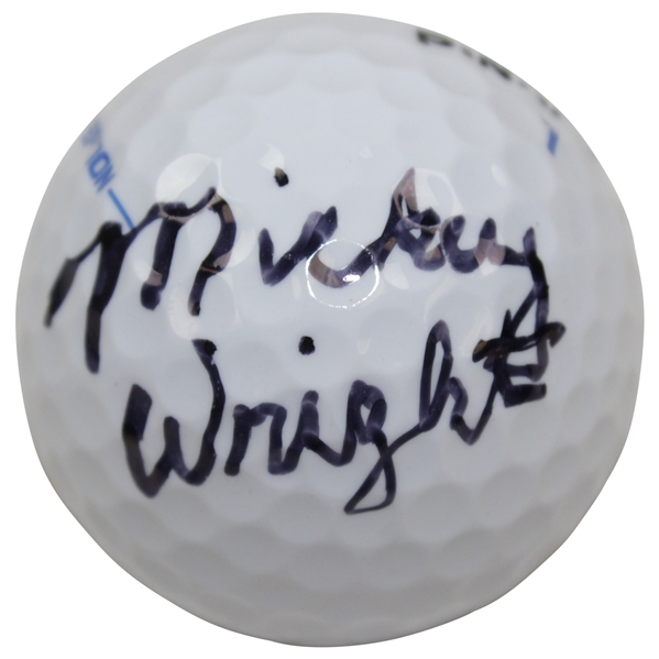 Mickey Wright Signed World Golf Hall of Fame Logo Golf Ball JSA #CC45239