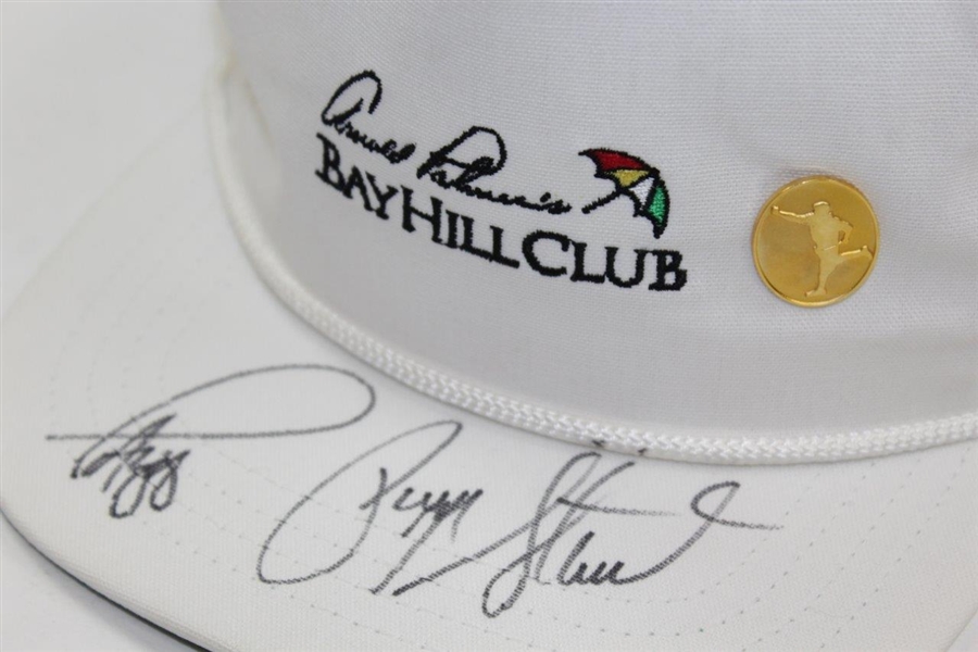 Payne Stewart & Paul Azinger Signed AP Bay Hill Club Hat with Payne Pin JSA ALOA