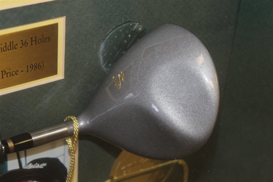 Tiger Woods Ltd Ed 1997 Masters Commemorative Cobra Driver 1050/1097 with Records Display