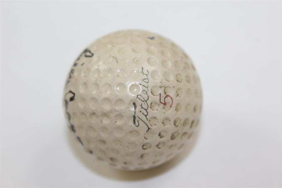 Billy Casper Signed 'US Open 1959 - Winged Foot' Logo Golf Ball JSA ALOA