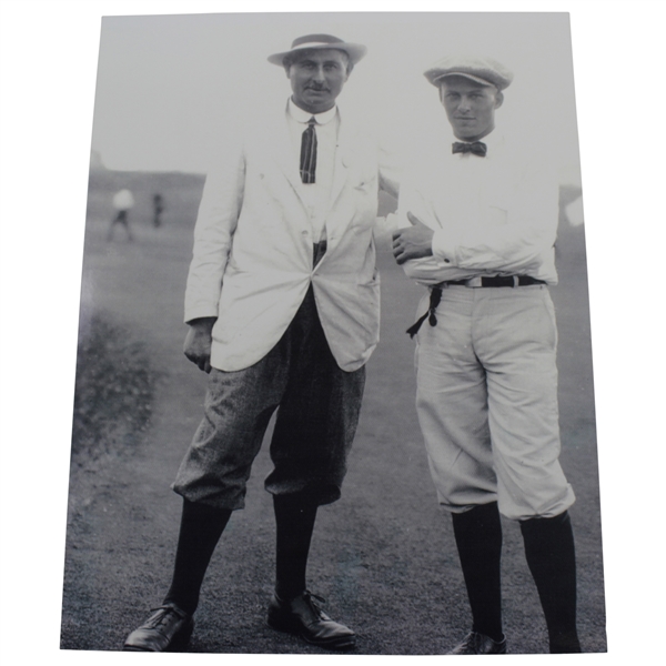 Bobby Jones & Harry Vardon at 1920 US Open at Inverness 10 x 13 B&W Photo