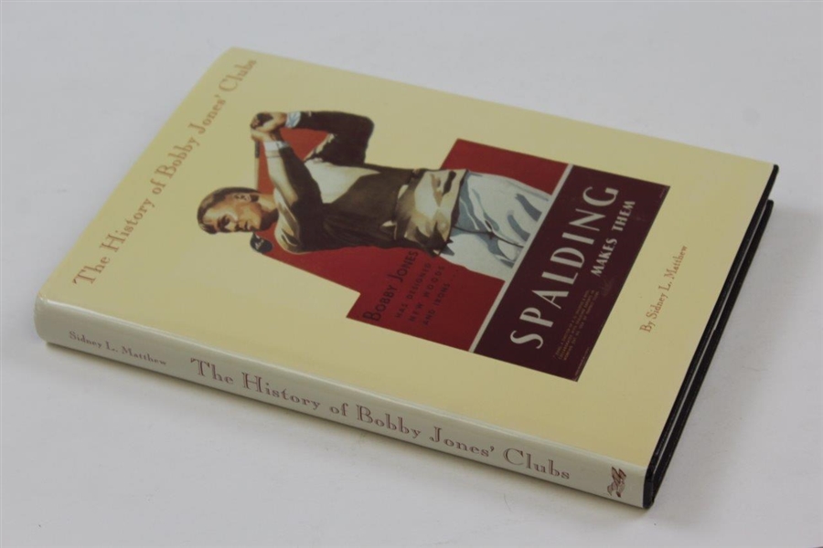 Ltd Ed 'The History of Bobby Jones' Clubs' Book #54/500 Signed by Author Sidney Matthew