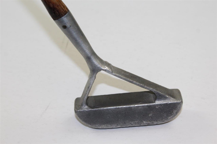 Circa 1901 Otto Hackbarth Patented #687539 Aluminum Putter with Forked Hosel - Repaired