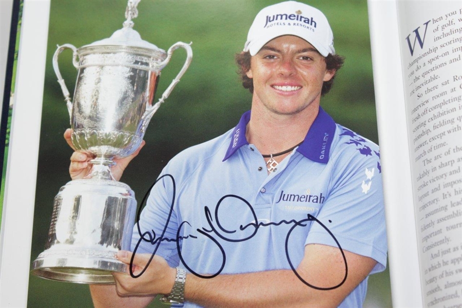Rory McIlroy Signed 2011 US Open at Congressional Rolex Annual Book JSA ALOA