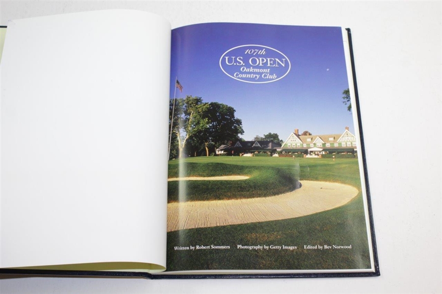 Angel Cabrera Signed 2007 US Open at Oakmont Rolex Annual Book JSA ALOA
