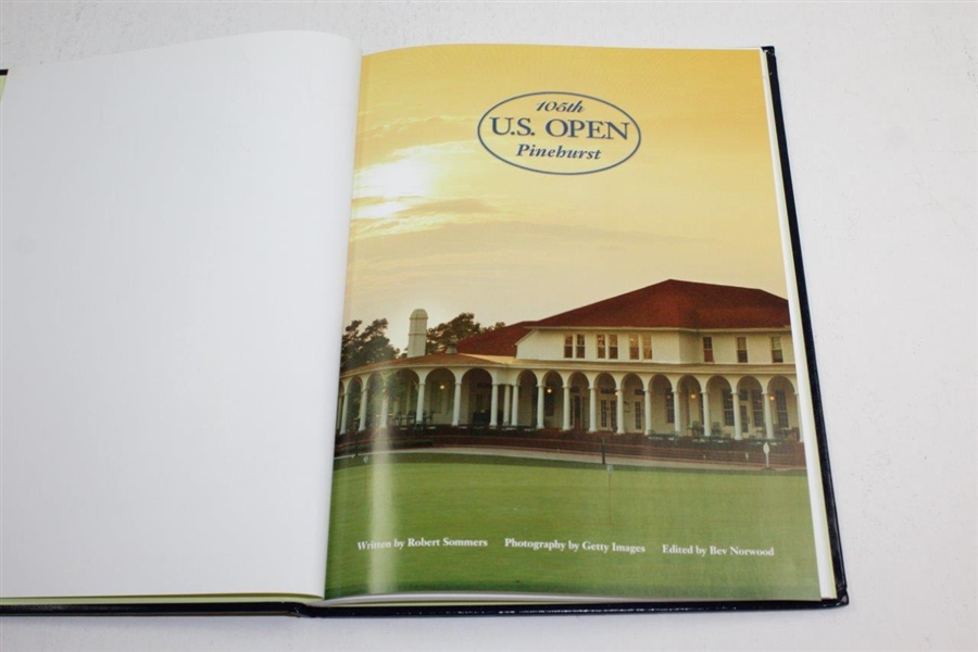 Michael Campbell Signed 2005 US Open at Pinehurst Rolex Annual Book JSA ALOA