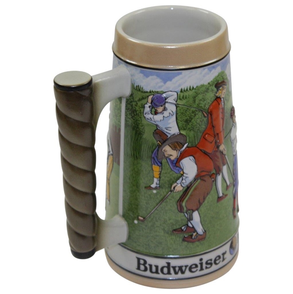 Ltd Ed 'Par for the Course' Budweiser Salutes Greats of the Game Stein in Original Box