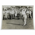 Bobby Jones 1930 US Open at Merion Original Photo - Driving at #3 Tee