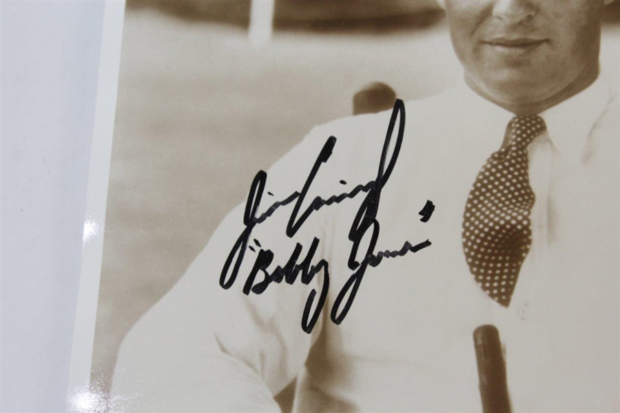 Jim Caviezel Who Played Bobby Jones Signed 11x14 Sepia Photo