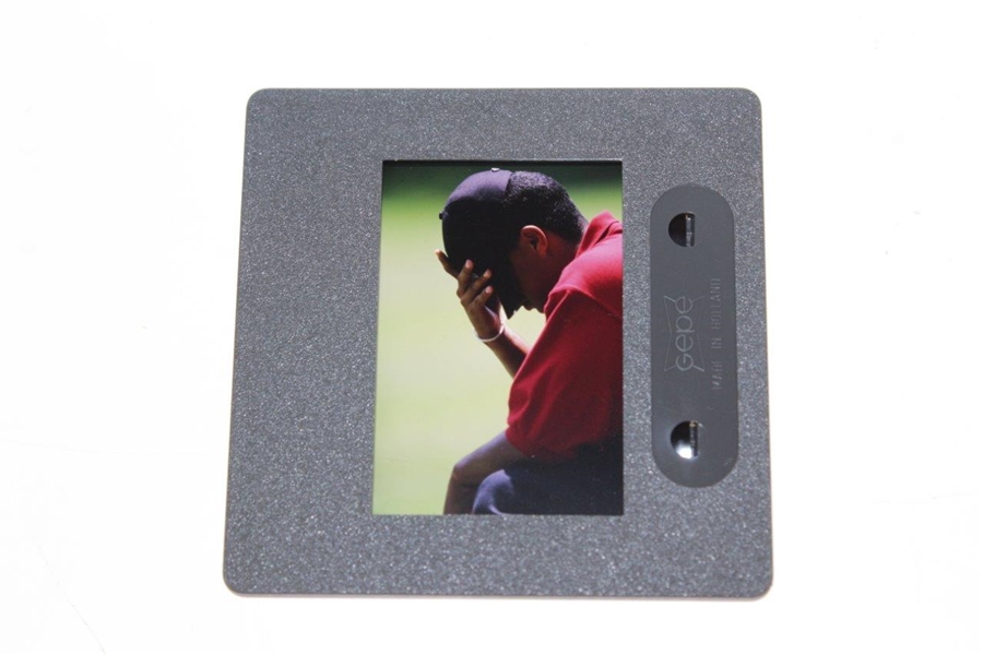 Tiger Woods Original 5/25/1997 Colonial Color Slide & Print - Comes with Photo Rights