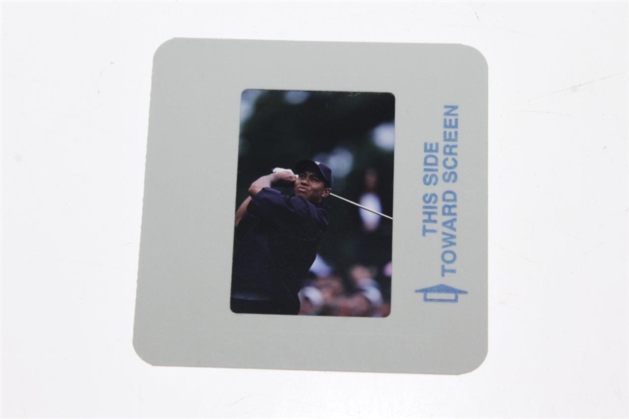 Tiger Woods Original 2002 US Open Color Slide & Print - Comes with Photo Rights
