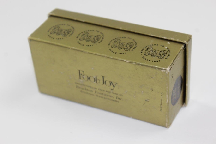 1960's Gold Tone Foot Joy Shoe Pendant In Box