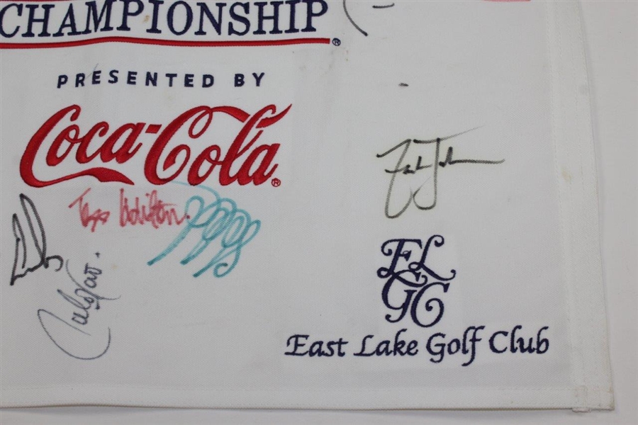 2004 TOUR Championship Flag Signed by Tiger, Mickelson, & others - Jack Sargent Collection JSA ALOA