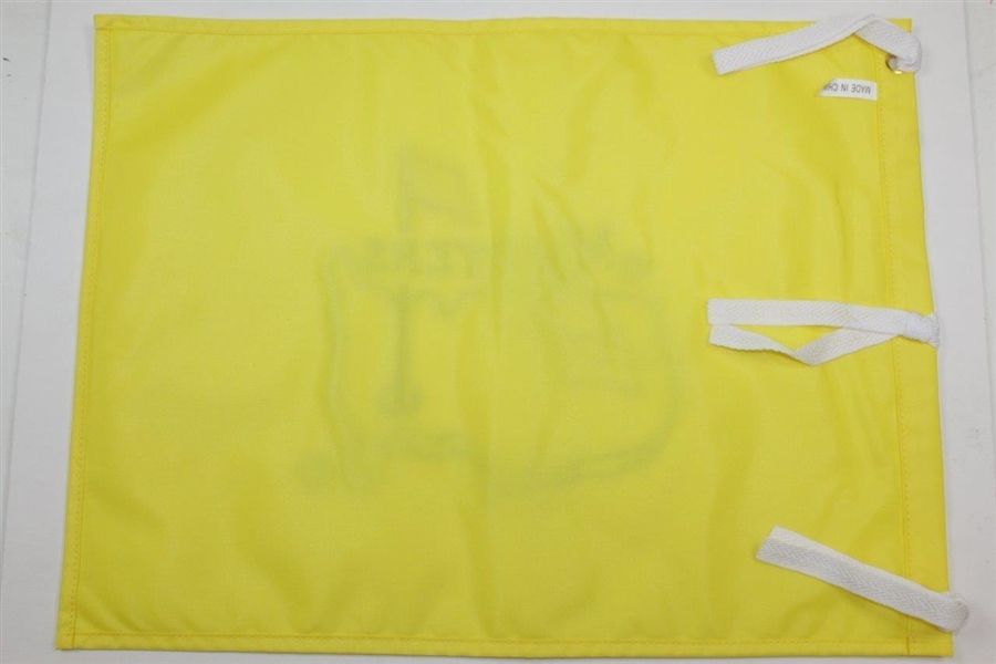 Gary Player Signed Masters Undated Flag with Years Won & '52 Times' JSA ALOA