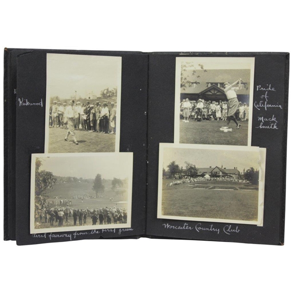 Never Before Seen Original Photos - Bobby Jones & 1925 US Open at Worcester CC - Called Penalty!