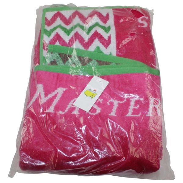 Masters Tournament Pink Towel in Original Package - New