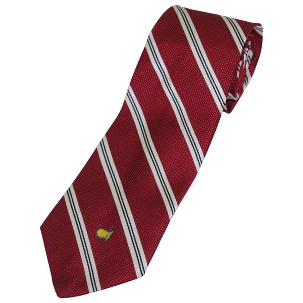 Red Masters Tournament Logo Brooks Brothers Neck Tie