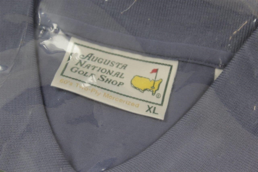 Augusta National Golf Shop Blue Two-Ply Mercerized XL Golf Sirt in Original Package