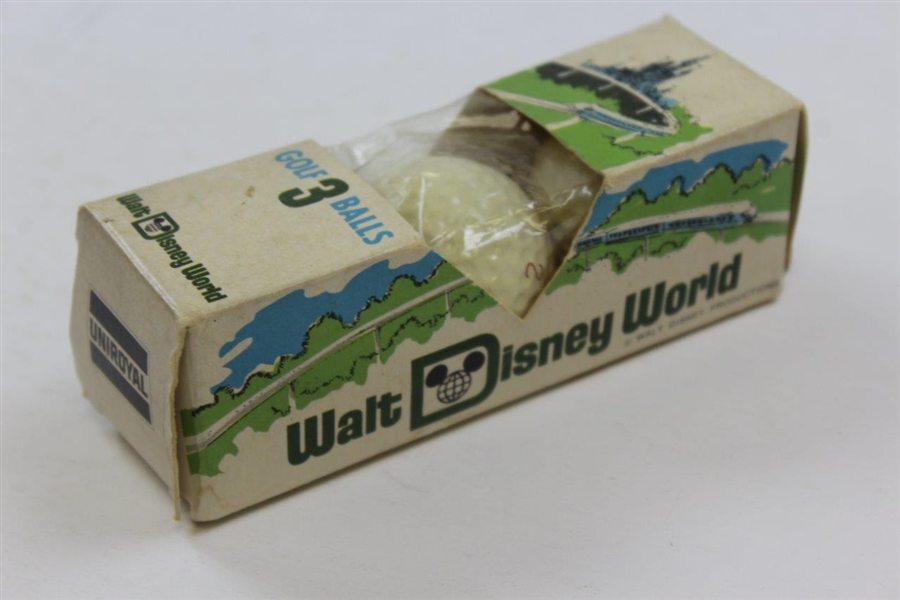 Vintage Sleeve of Walt Disney World Logo Golf Balls