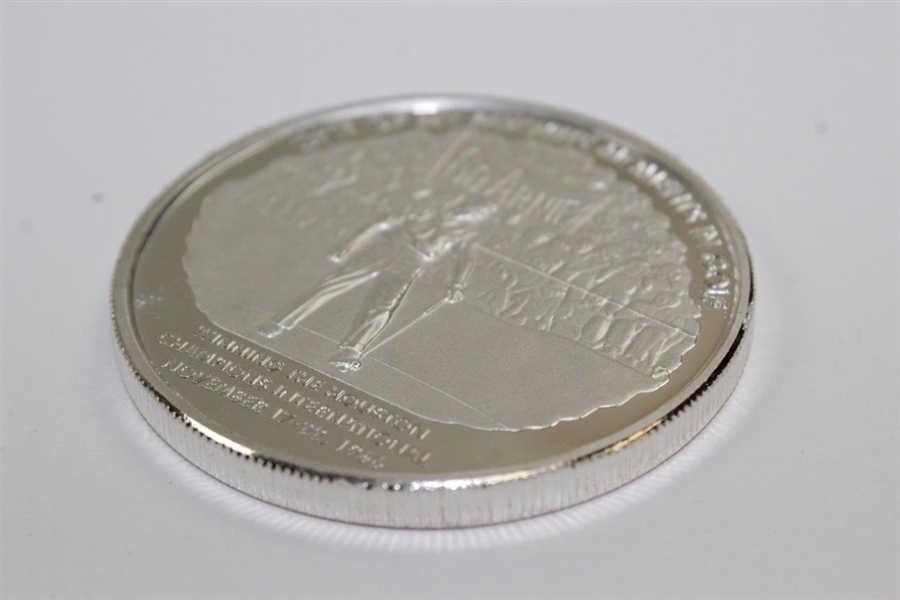 One Of My Favorite Moments In Golf 1oz Silver Arnold Palmer Coin - 1966 Houston Champions