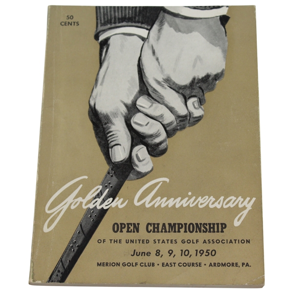 1950 US Open at Merion Golf Club '50th Anniversary' Program - Ben Hogan Winner