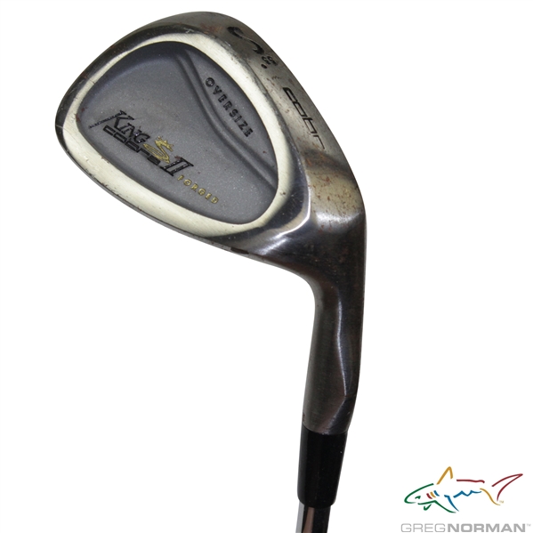 Greg Norman's Personal Used King Cobra II Forged Oversize 55 Degree Sand Wedge