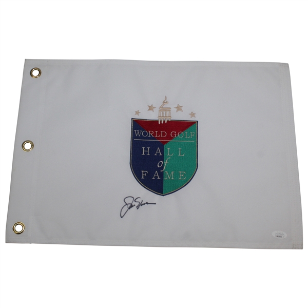 Jack Nicklaus Signed World Golf Hall of Fame Embroidered Flag JSA FULL #BB28949