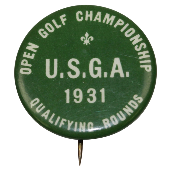 1931 US Open Qualifying Rounds Contestants Badge