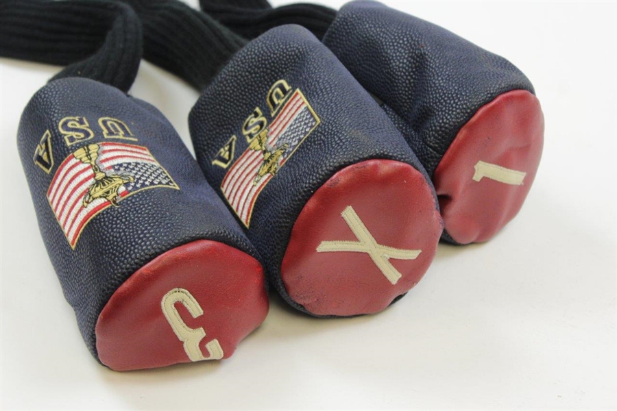 Hal Sutton's Personal Used 1999 Ryder Cup at Brookline Team USA Head Covers