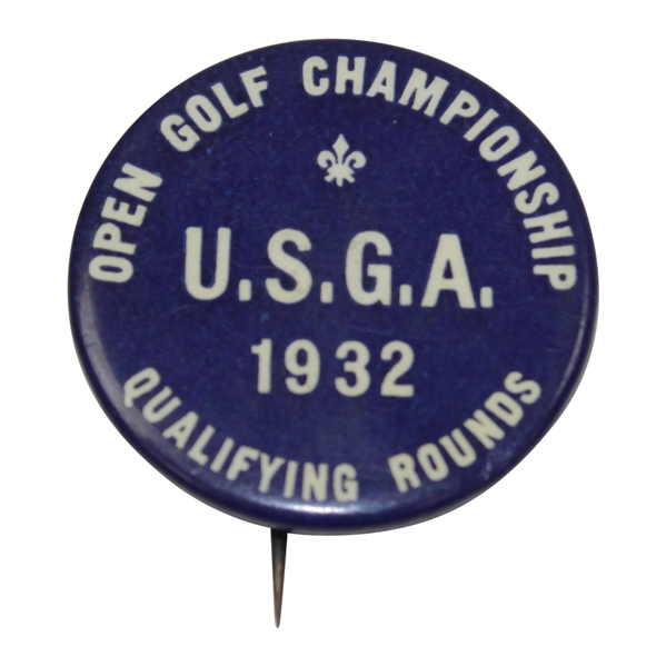 1932 US Open at Contestant Qualifying Round Contestant Badge
