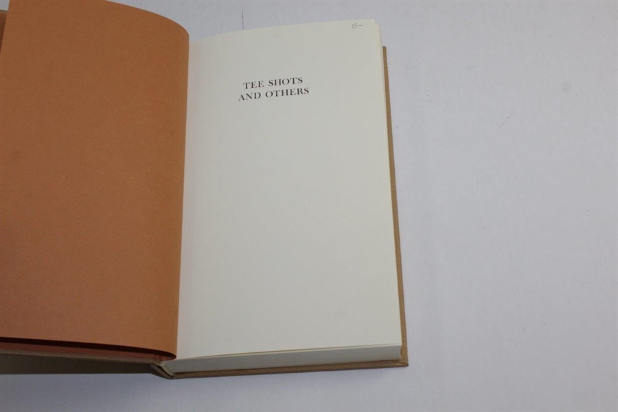 Tee Shots and Others' 1984 USGA Reprint Book by Bernard Darwin in Slipcase