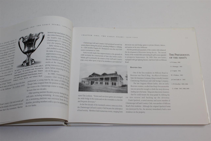 At The End of the Trolly: First 100 Years of Chattanooga G & CC 1896-1996' Book by Susan Sawyer