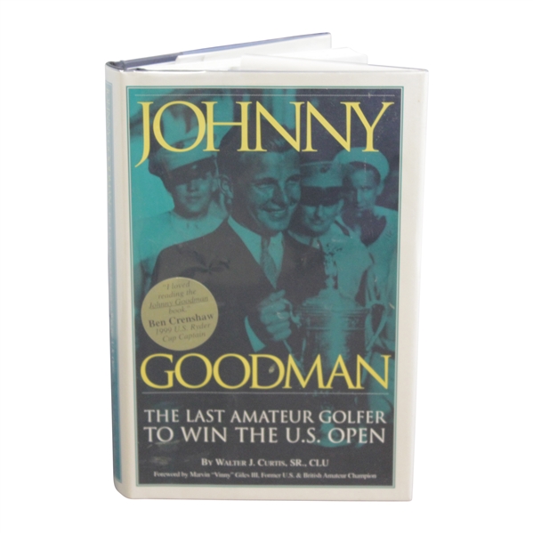 1977 'Johnny Goodman: The Last Amateur Golfer to Win the US Open' Book by Walter Curtis