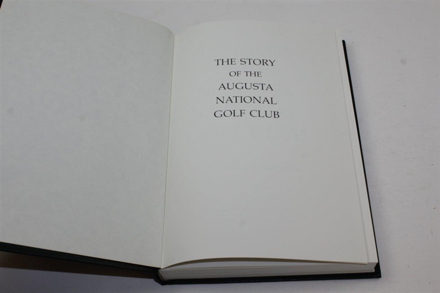 1976 'The Story Of Augusta National Golf Club' by Clifford Roberts