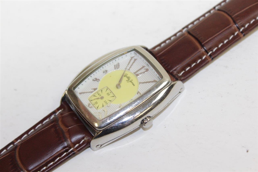 Bobby Jones Watch with Leather Band & Butterfly Clasp