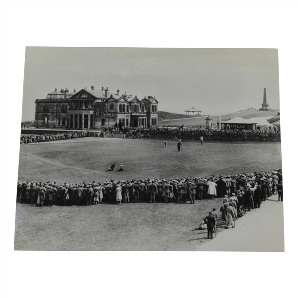 Bobby Jones Press Photo On The Final Green At St. Andrews In The 1930 British Amateur