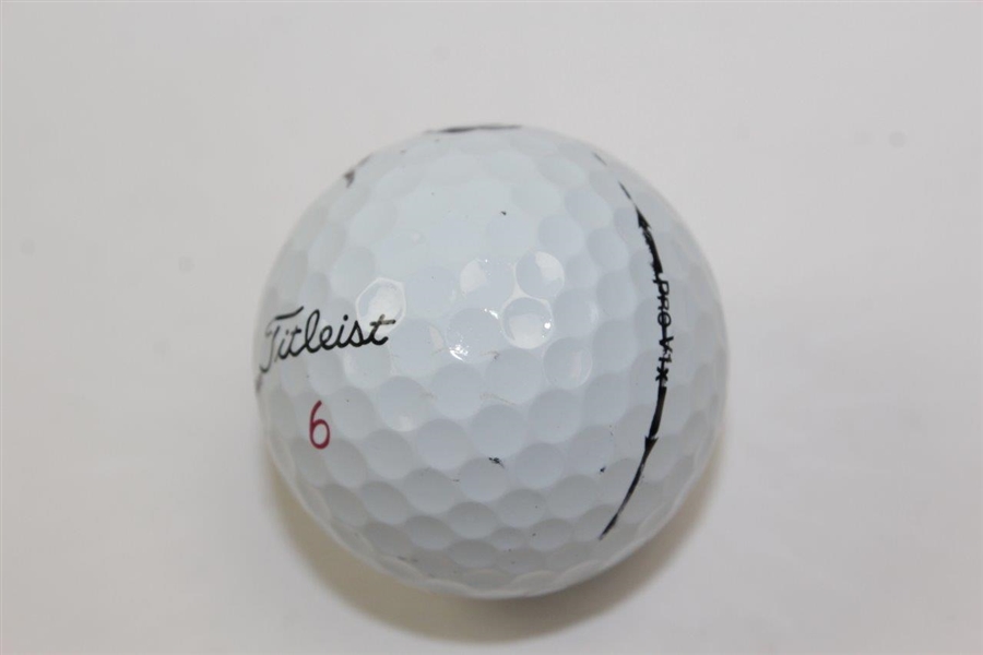 Ian Poulter Signed Game Used Golf Ball JSA ALOA