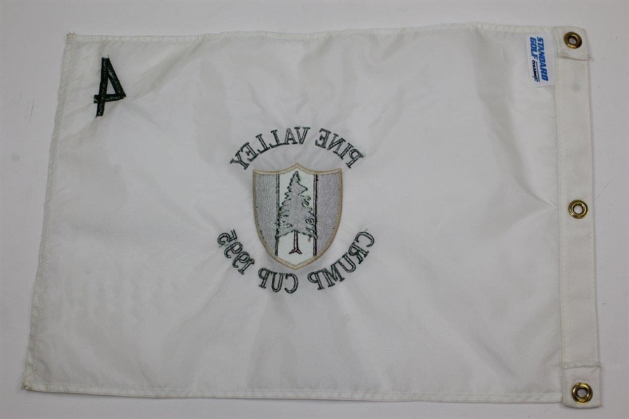 1995 Pine Valley GC Crump Cup Hole #4 Embroidered Tournament Flown Flag